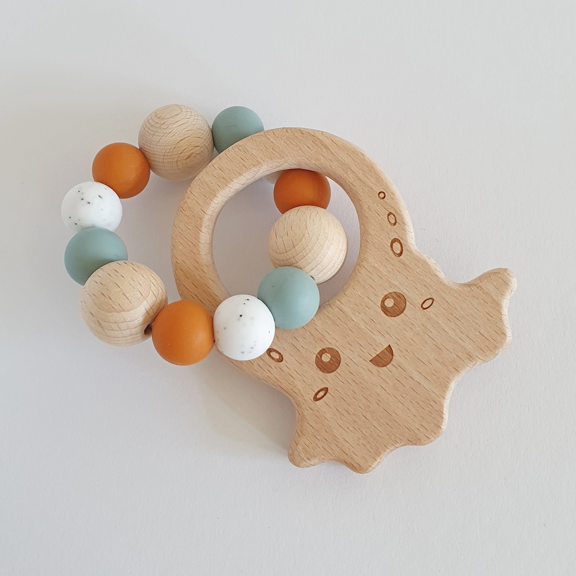 Bijtring | Roest-grijsblauw-graniet