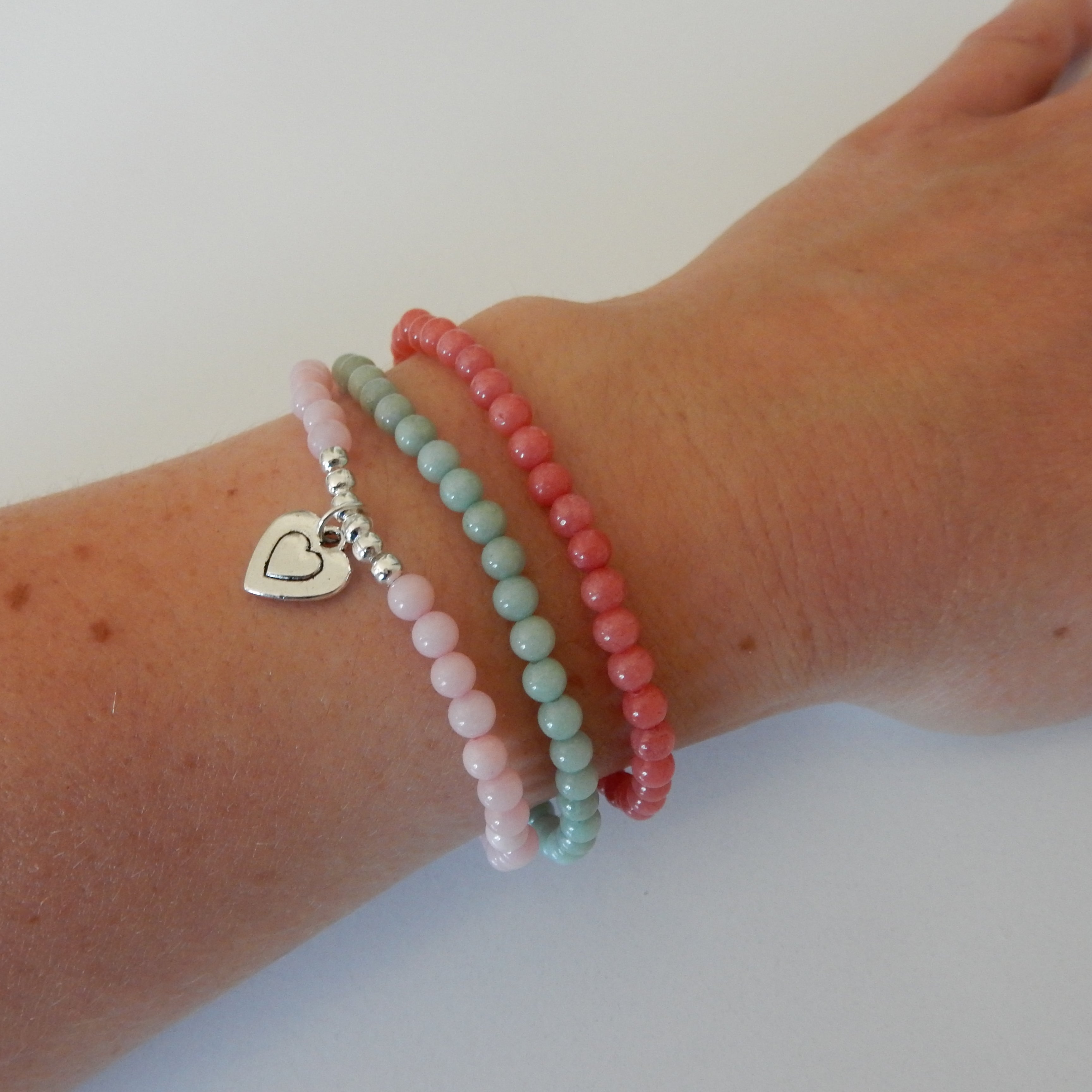 Armband | Donkerroze