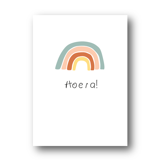 Kaart | Regenboog hoera