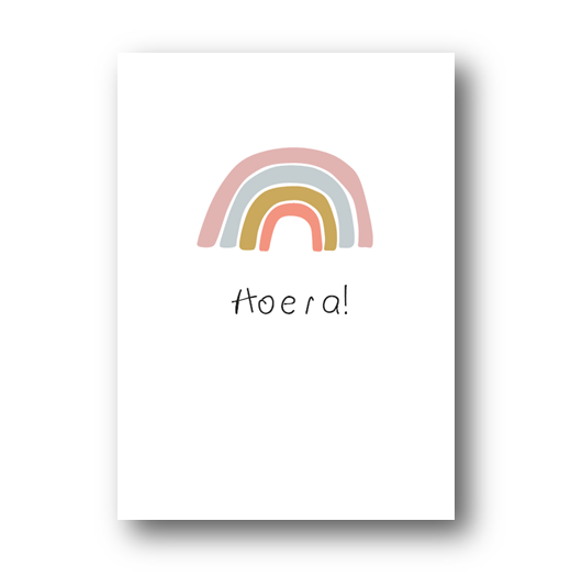 Kaart | Regenboog hoera