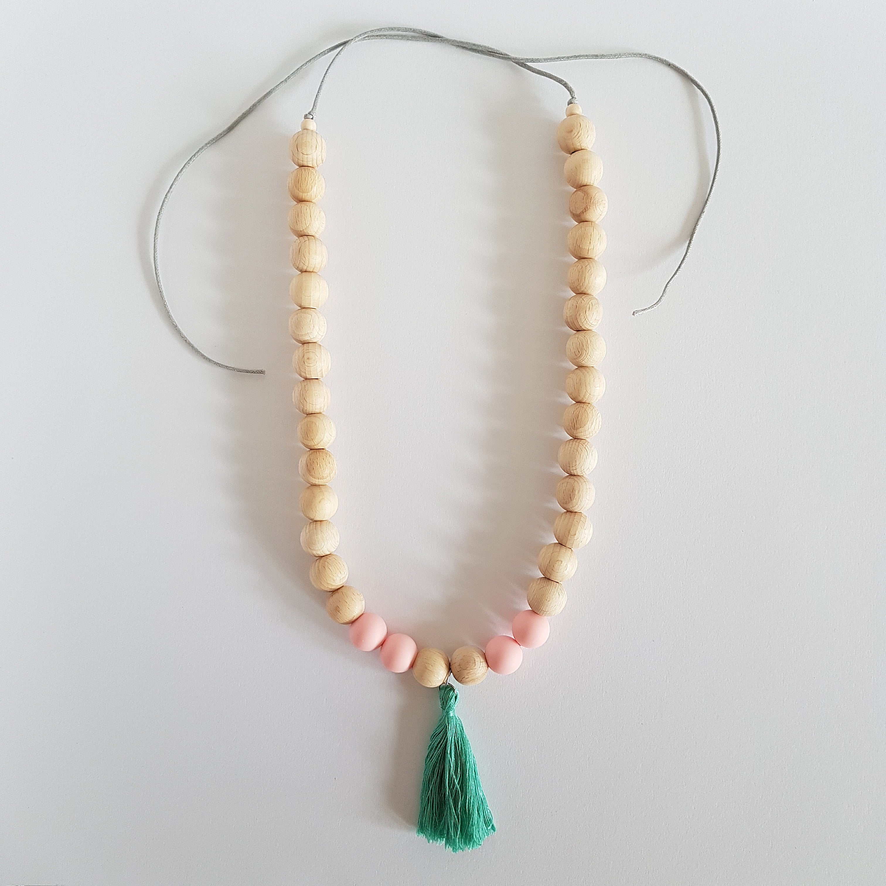 Ketting | Lichtroze-mintgroen
