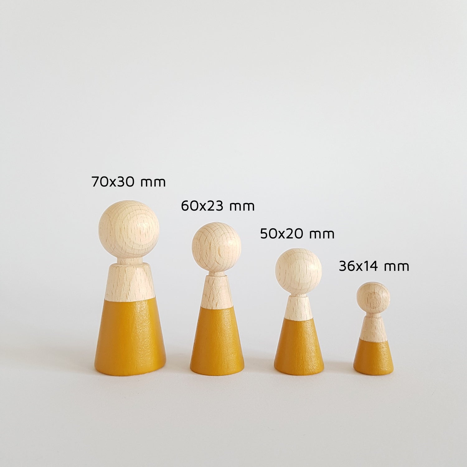 Poppetje taps | Verschillende kleuren en maten