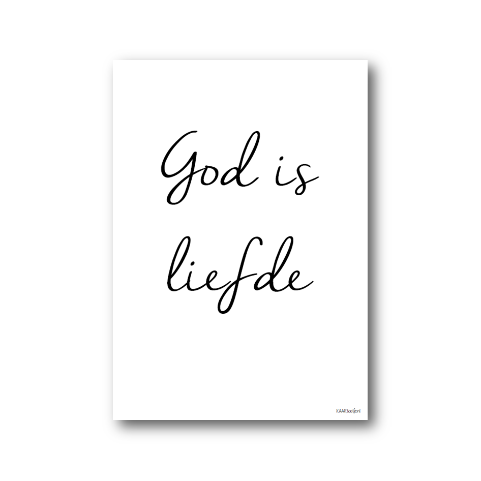 Poster | God is liefde
