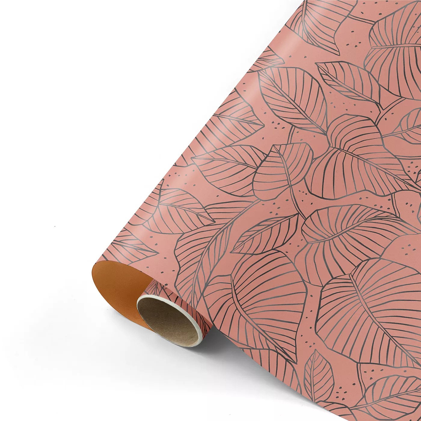 Cadeaupapier | Lovely Leaves | Roze