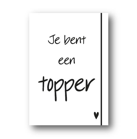 Kaart | Je bent een topper