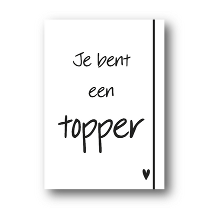 Kaart | Je bent een topper