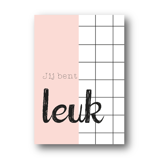 Kaart | Jij bent leuk