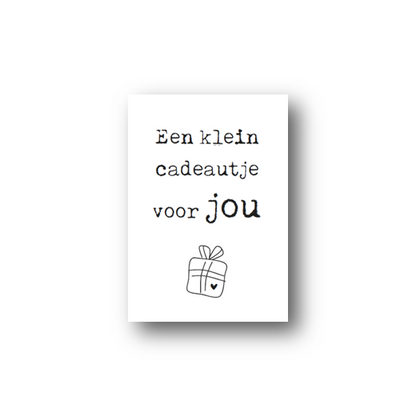 Minikaart | Een klein cadeautje voor jou